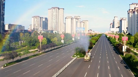 智慧城市管家 俏丽中国人居丨欧宝OB环境护航大美仁寿生态画卷